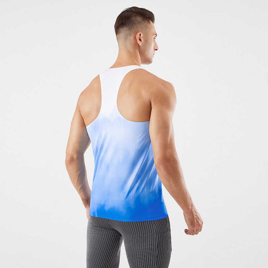 Men's Breathable Running Vest – Polyester Sport Tank, 4 Colors S–XXL - Meifu Market