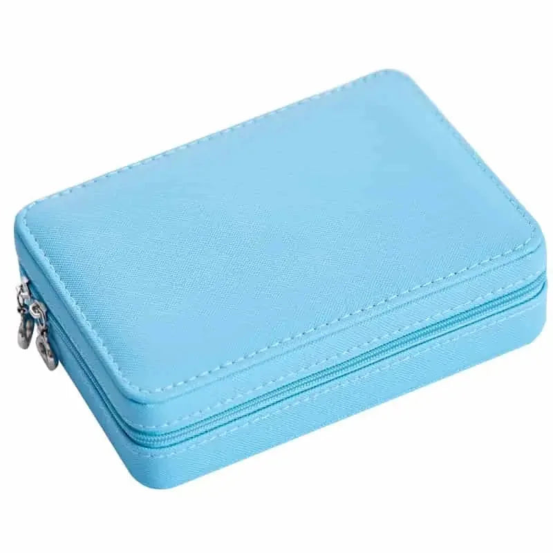 velvet lined earring organizer | stackable ring display case | travel jewelry case with lock | energy saving