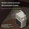 1200W 2-in-1 Space Heater with Humidifier | PTC Ceramic Heater - close-up detail (color: white | pattern: check | season:...