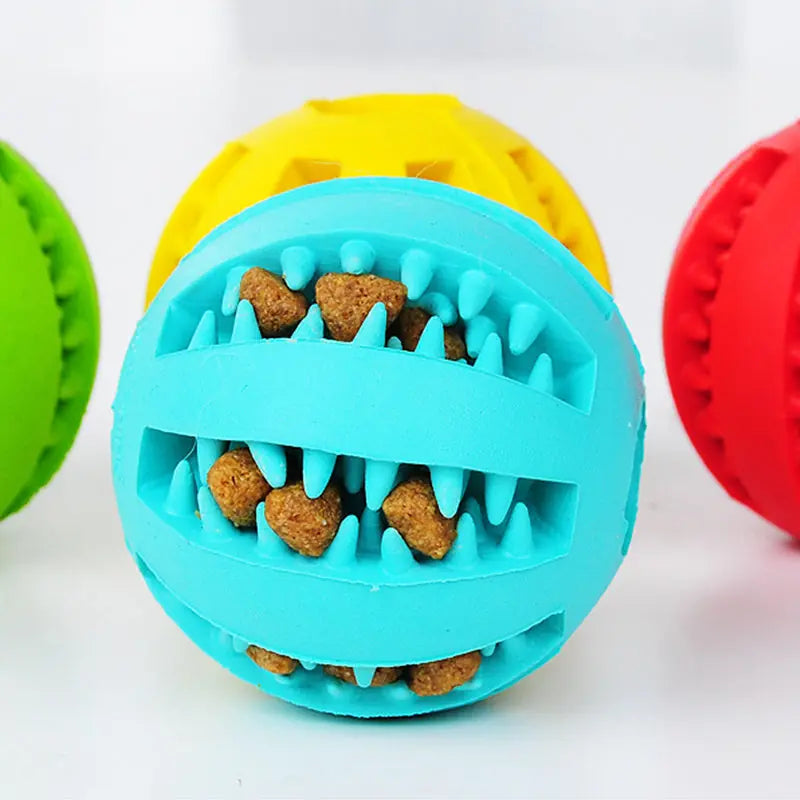 Pet Slow Feeder Dog Toy Cute Funny Rubber Dog Ball Toy Meifu Market
