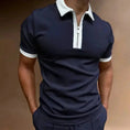 moisture-wicking polo shirt | breathable cotton blend fabric | classic fit mens polo | ultrasonic cleaning