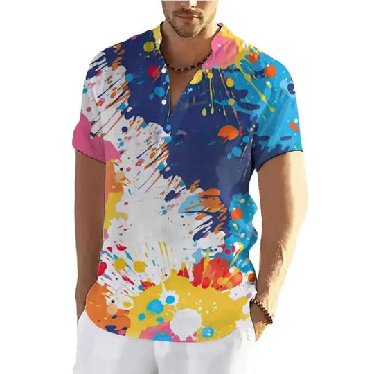 d graffiti print t-shirt | lightweight cotton tee | breathable summer shirt | ultrasonic cleaning