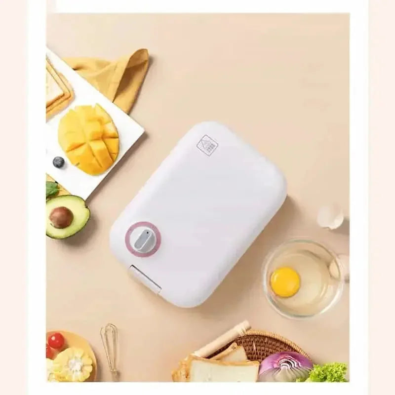 mini breakfast sandwich maker | non-stick waffle plates | 3-in-1 breakfast cooker | energy saving