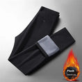 Men's Casual Pants Autumn And Winter Fleece-lined Thickened Suit Meifu Market