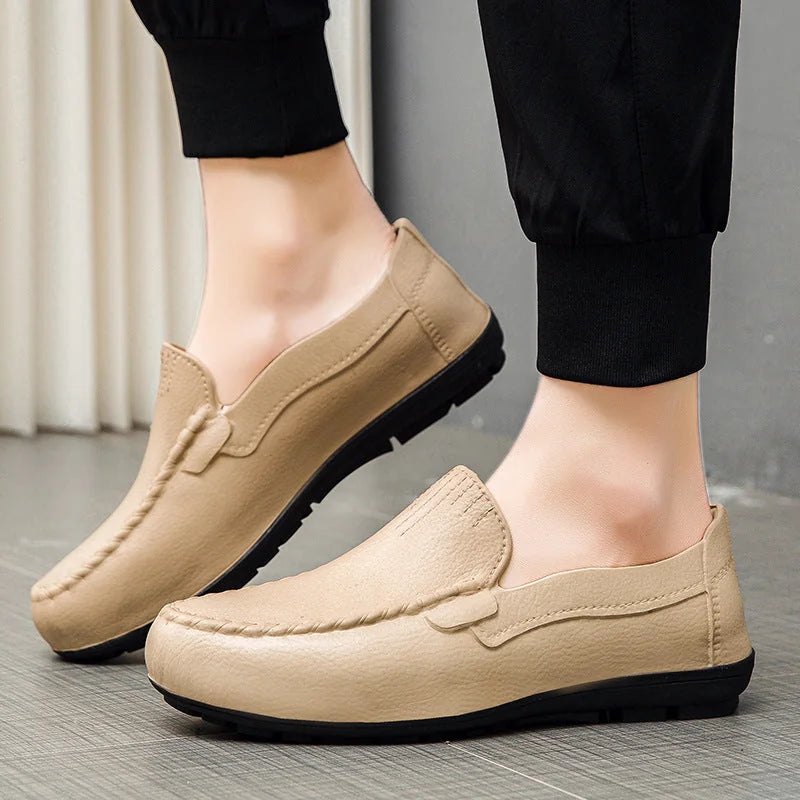 thick rubber sole work shoes | slip-resistant safety footwear | waterproof hiking shoes | energy saving