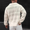 lightweight cotton knitwear | breathable hollow knit fabric | stretchable v-neck sweater | energy saving