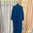 long sleeve abaya dress | plus size modest wear | cotton blend robe dress | ultrasonic cleaning