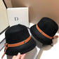 Wool Extra Thick Belt Asymmetric Woolen Hat meifu market