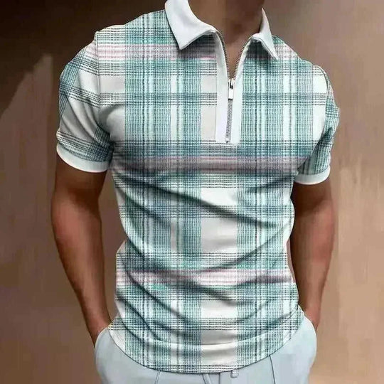 moisture-wicking polo shirt | breathable cotton blend fabric | classic fit mens polo | ultrasonic cleaning