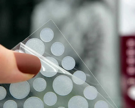 invisible acne patches | hydrocolloid pimple patches | acne spot treatment stickers | ultrasonic cleaning