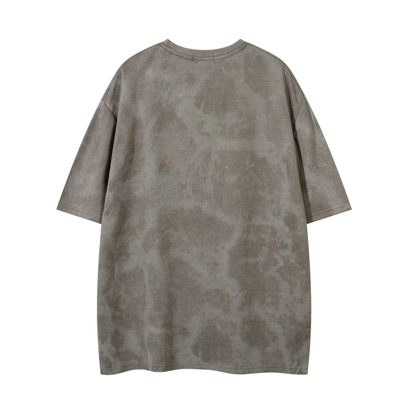 retro thorn embroidery t-shirt | vintage american summer shirt | cotton blend short sleeve tee | energy saving