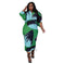 v-neck batwing sleeve dress | floral print maxi dress | chiffon material summer dress | ultrasonic cleaning