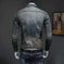 plus size denim jacket for men | heavyweight denim jacket | mens big and tall trucker jacket | energy saving