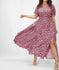 bohemian floral dress | tight waist dress | european style dress | ultrasonic cleaning