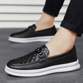 Fashion Retro Men's British Style Low-top Slip-on Small Leather Shoes Meifu Market