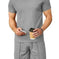 2pcs Set Men V Neck Polo Shirt Lapel Short Sleeve Men's Suit Waffle Style Casual Fashion T-Shirt Summer - view 8...