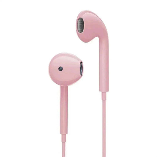 wired earbuds with microphone | 35mm in-ear headphones | volume control earbuds | ultrasonic cleaning