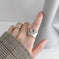 Big Wide Finger Ring Jewelries - Meifu Market