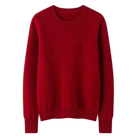 cotton-blend knit fabric | oversized fit long sleeve | breathable loose sweater | ultrasonic cleaning