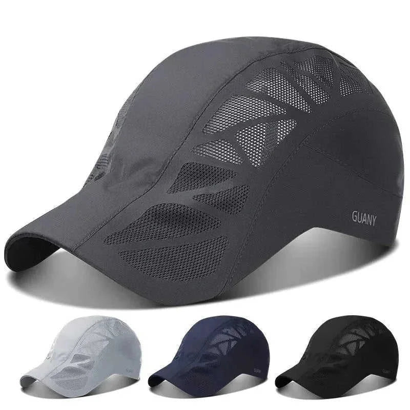 uv protection baseball cap | moisture-wicking fabric hat | adjustable snapback for men | energy saving