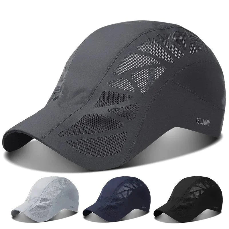 uv protection baseball cap | moisture-wicking fabric hat | adjustable snapback for men | energy saving