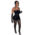 seamless body stocking suit | stretchy lace fabric | womens fashion bodysuit | ultrasonic cleaning