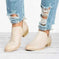 Autumn Women Shoes Retro High Heel Ankle Boots - Meifu Market