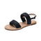 woven leather sandals for women | adjustable ankle strap sandals | lightweight beach walking shoes | ultrasonic cleaning
