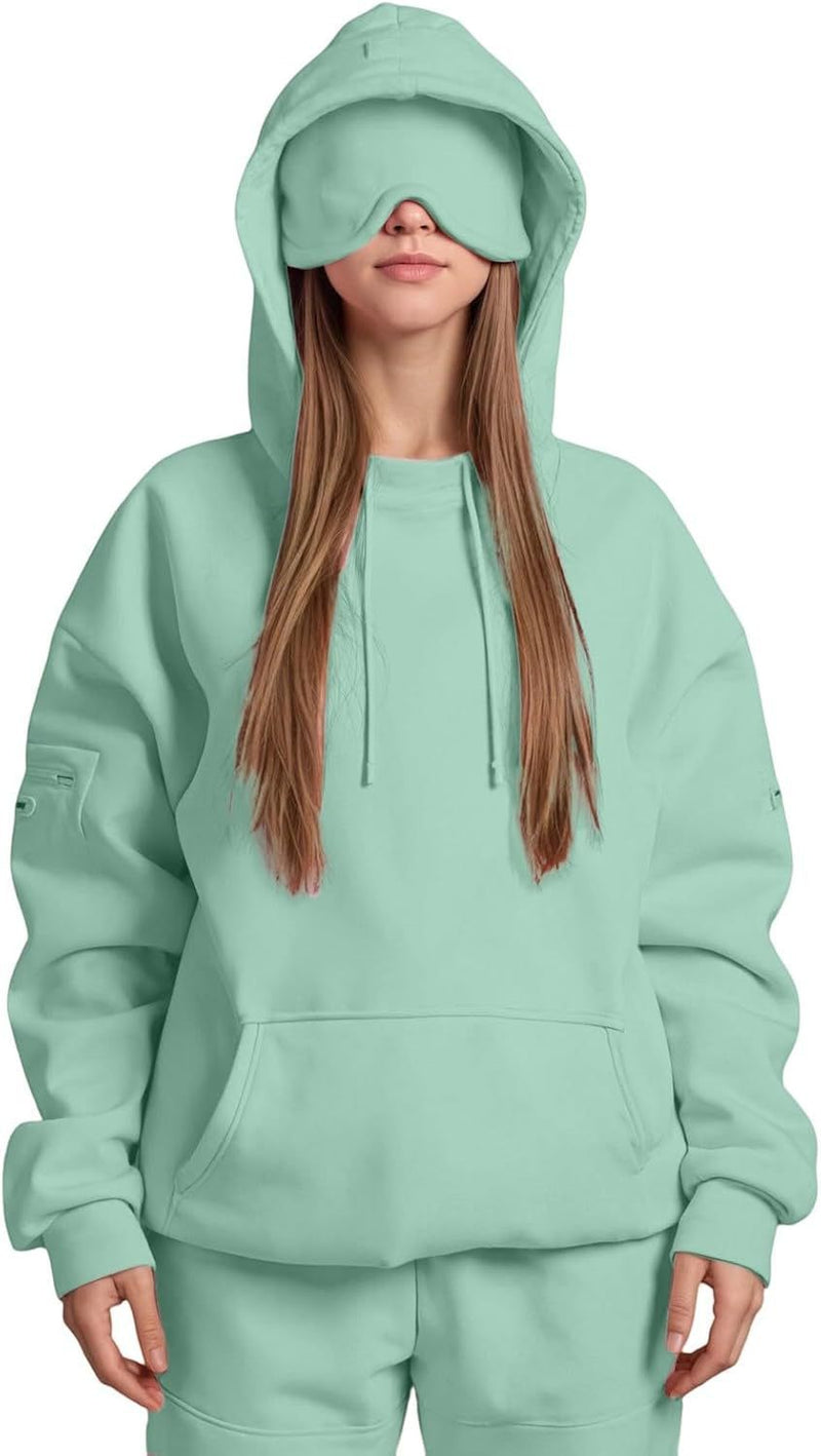 Women's Fashion Solid Color Hooded Top Meifu Market