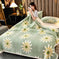 Cashmere Three-layer Blanket Thickened Warm Feather Silk Blanket - Meifu Market