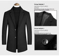 merino wool coat | waterproof wool coat | long single breasted overcoat | ultrasonic cleaning