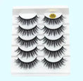 soft cotton stalk lashes | 3d mink effect eyelashes | five pairs multipack | energy saving