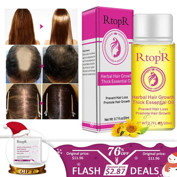 fast hair growth essential oil | hair loss prevention treatment | 20ml hair care liquid | ultrasonic cleaning