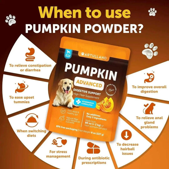 Do Not Sell On Amazon Pumpkin Powder For Dogs Digestive Support 8 OZ Fiber Supplement For Constipation For Gut Balance Hea...