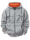 plus-size-mens-sweater | fleece-lined-hoodie | big-and-tall-zipper-top | ultrasonic cleaning