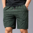 quick-drying fabric shorts | lightweight summer shorts men | loose fit plus size shorts | ultrasonic cleaning