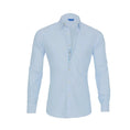 lightweight linen fabric | breathable long sleeve shirt | wrinkle-resistant button down | ultrasonic cleaning