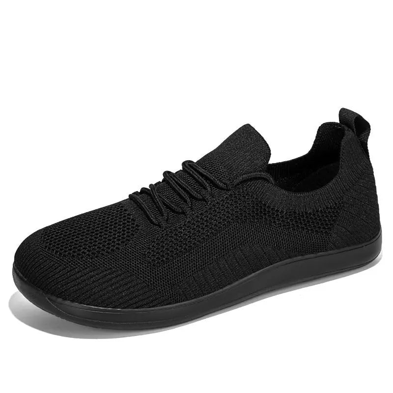 Fly Woven Mesh Breathable Couple Wide Head Wide Last Bare Feet Casual Sneaker Meifu Market