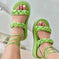 strappy sandal women | candy color flats | woven summer shoes | energy saving