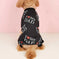 I Love My Mom" Print Pet Shirt for Dogs & Cats - Lightweight Summer Apparel, White with Black Lettering & Red Hearts, Soft...