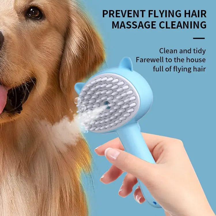 Hair Cleaning Brush With Mist Multifunctional Cat Grooming Brush Rechargeable Self Cleaning Slicker Brush For Pets Dogs & Catsb Pet Products Meifu Market