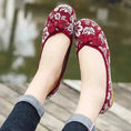 flat bottom cloth shoes | embroidered linen shoes | national style footwear | energy saving