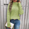 Women's Cable-knit Turtleneck Sweater Meifu Market