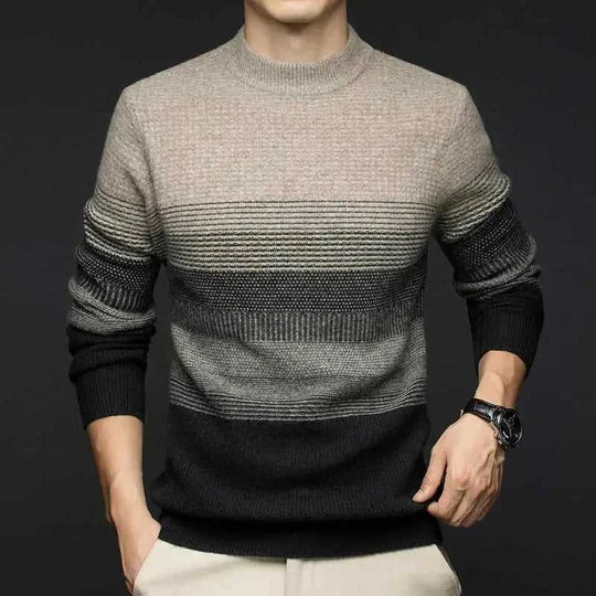 thick half turtleneck sweater | heavy knit wool sweater | winter layering piece | ultrasonic cleaning