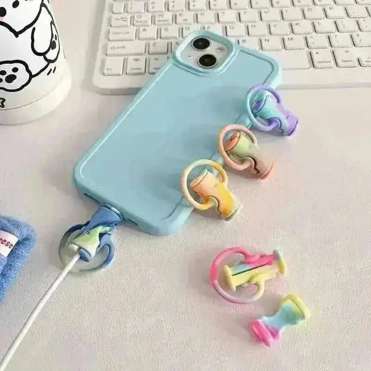 Cable Protector 2-in-1 - Anti-Break Charging Cable Saver with Cord Organizer - Meifu Market