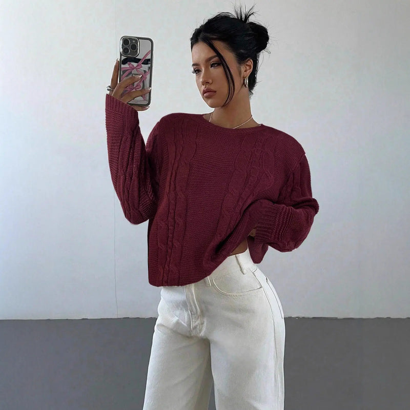 Casual Loose Sweaters Top For Women Meifu Market
