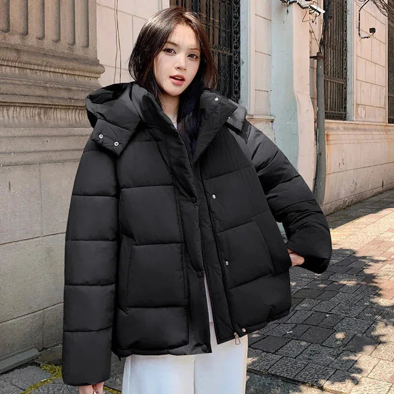 heavyweight cotton padded coat | thermal insulated winter jacket | long sleeve quilted coat | ultrasonic cleaning