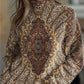 New Christmas Abstract Printing Casual Cloak Coat Cardigan Meifu Market