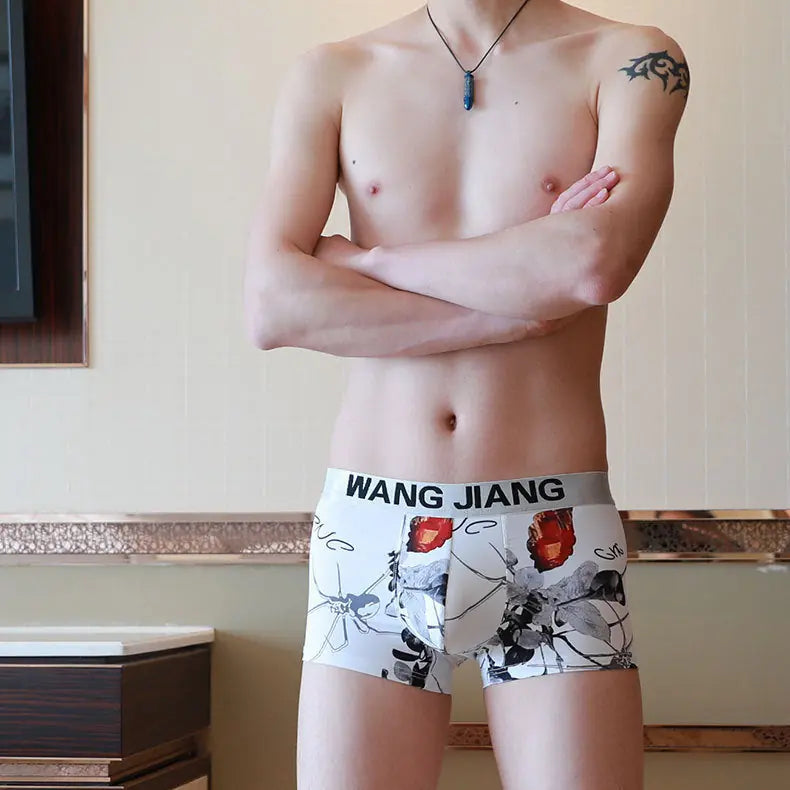 Men's Underwear Boxer Summer Ice Silk Meifu Market