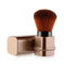 Portable Single Makeup Brush Silver - single makeup brush front display